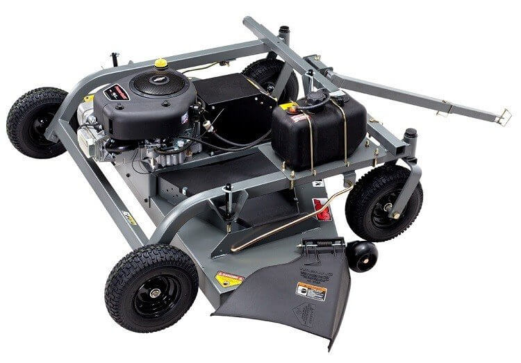 finish mower pull behind lawn mower attachments
