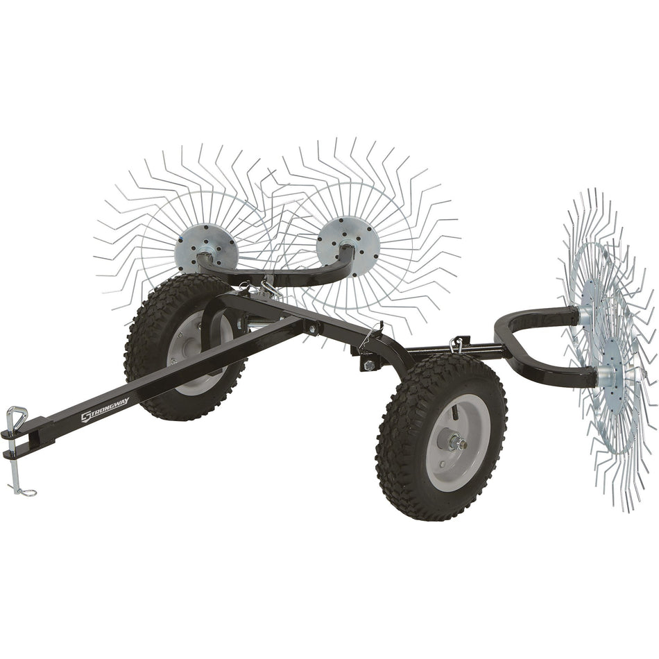 Strongway™ Acreage Rake 48in Dethatcher with 4 Tine Reels (49165)