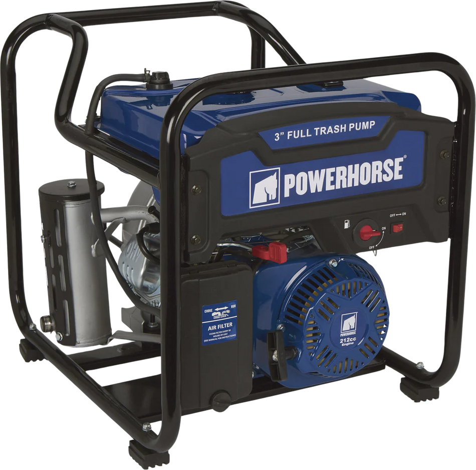Powerhorse® Full Trash 3" Water Pump Extended Run 197 GPM (750127)
