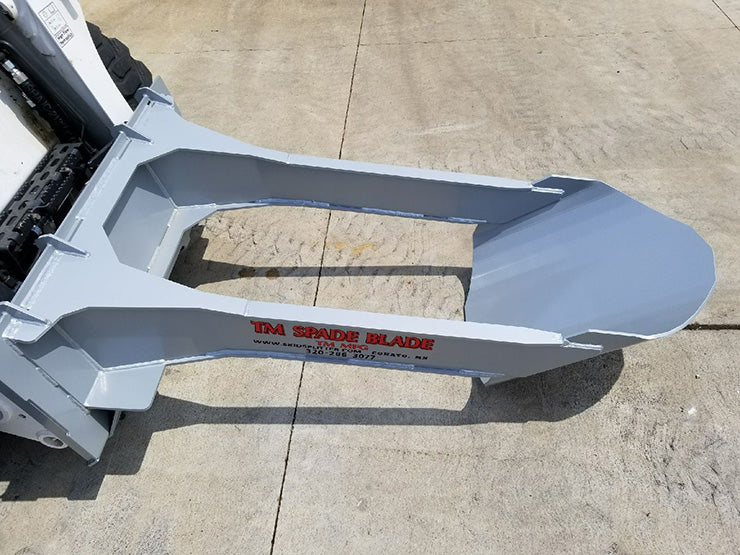TM Manufacturing Spade Blade Skid Steer Attachment – Wood