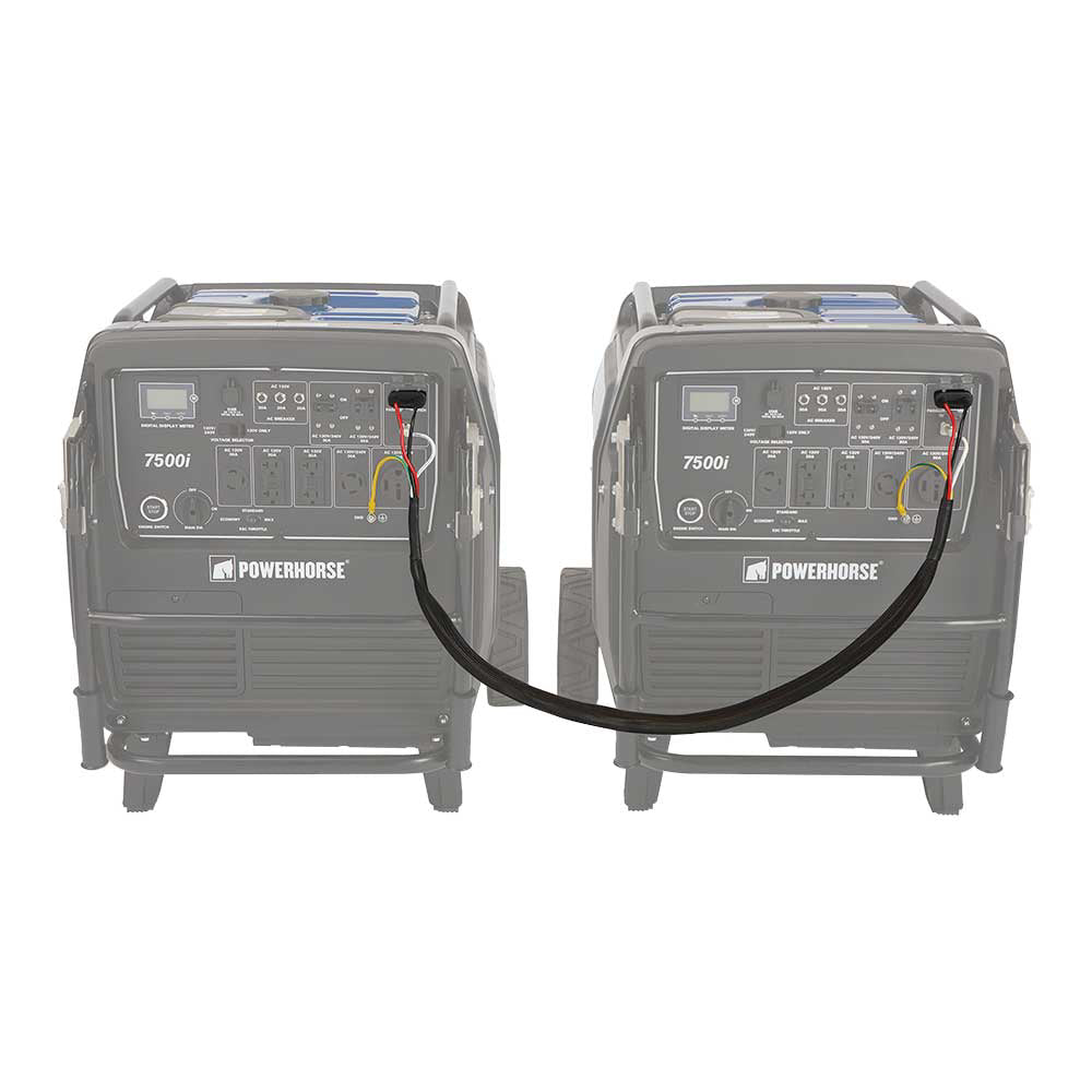 Powerhorse Parallel Cable Kit — Connects 7500 Watt to 7500 Watt Inverter Generators (157247)