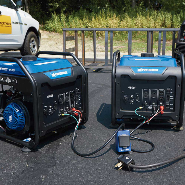 Powerhorse Parallel Cable Kit — Connects 4500 Watt to 4500 Watt Generators (96728)