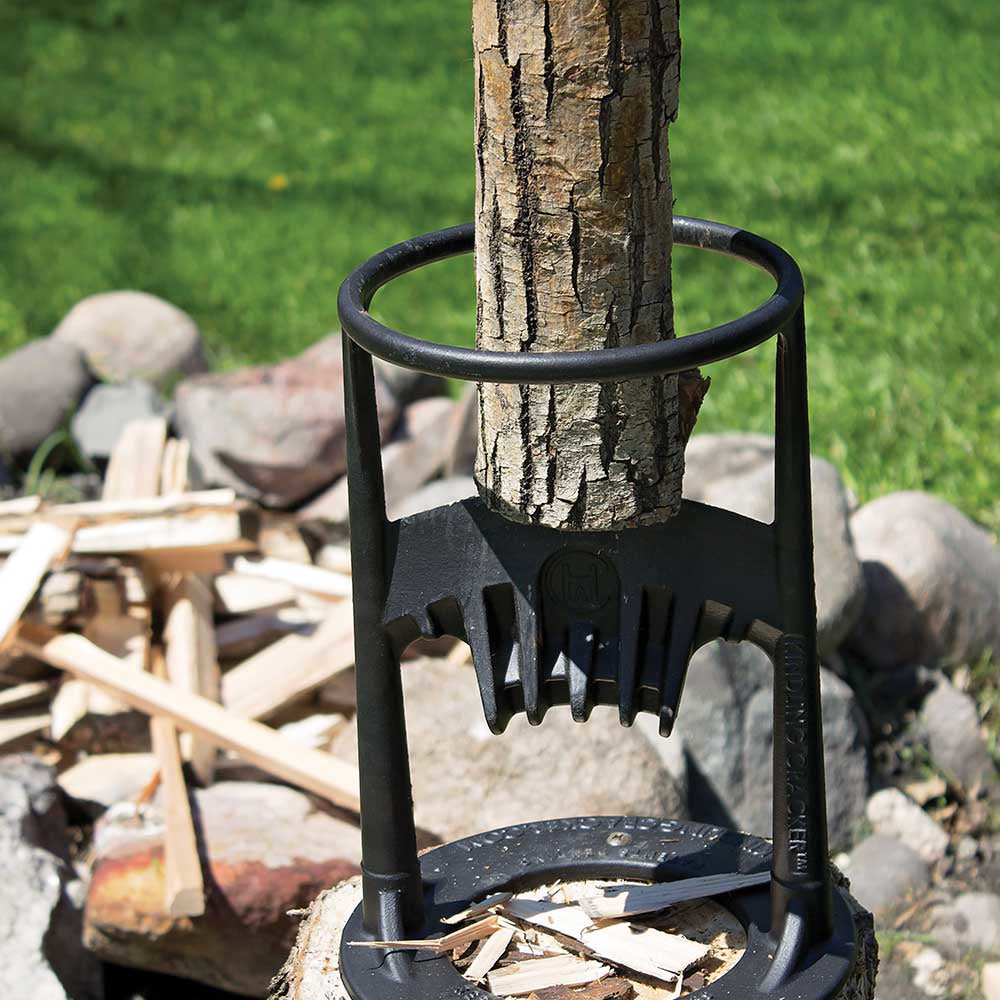 Kindling Cracker XL Firewood Splitter Cast Iron with Hammer Bundle