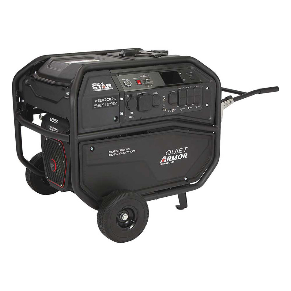 NorthStar® Commercial Grade Generator 18000 Surge Watts, 15000 Rated Watts, Electric Start (1654407)