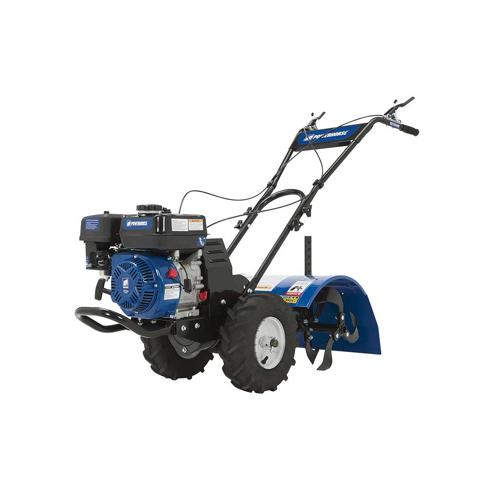 Powerhorse Rear Tine Tiller, 20in. Working Width, 212cc Gas Engine