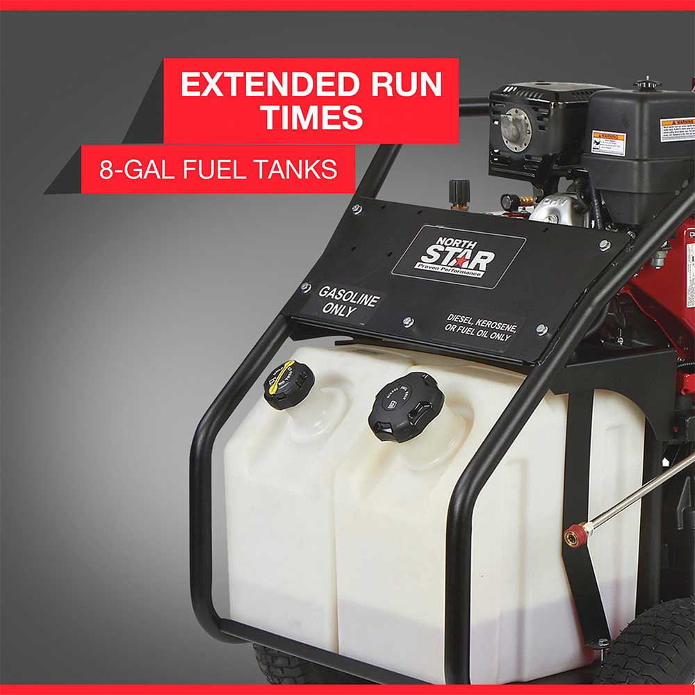 NorthStar® Hot Water Pressure Washer – 3,500 PSI, 3.5 GPM, Gas