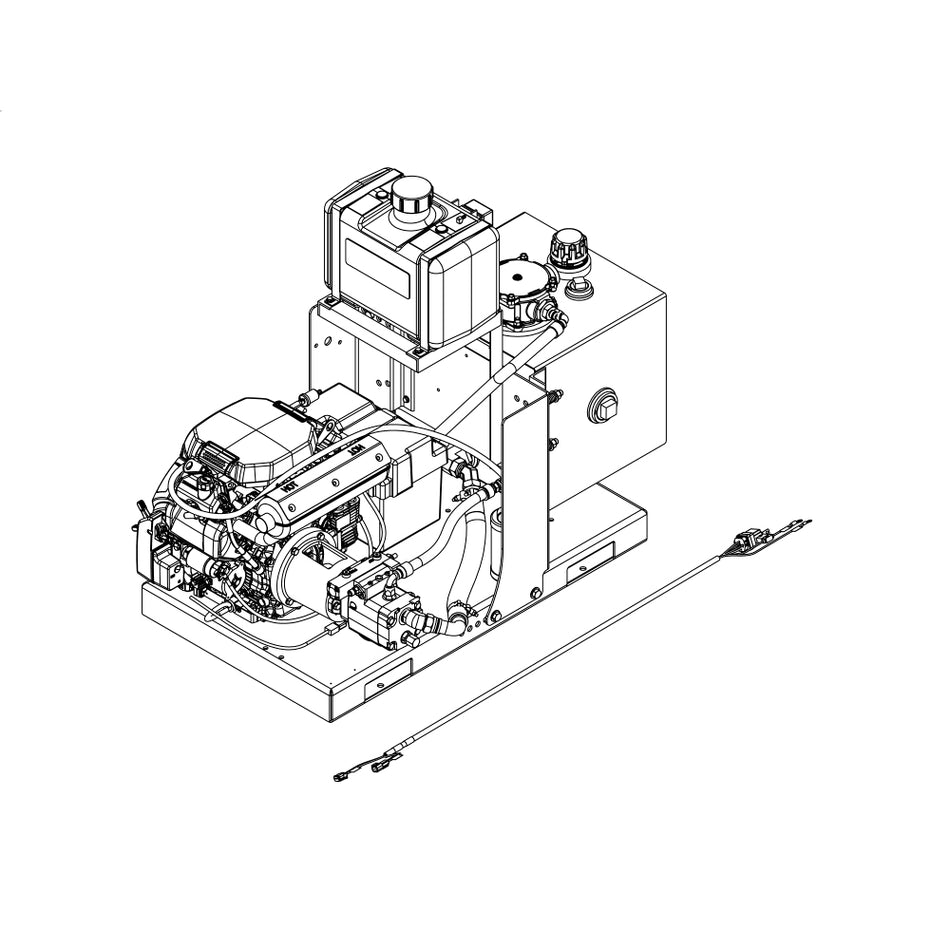 Brave Hi-Pressure Power Pack GX690 Electric Start (HBHS690GXE)