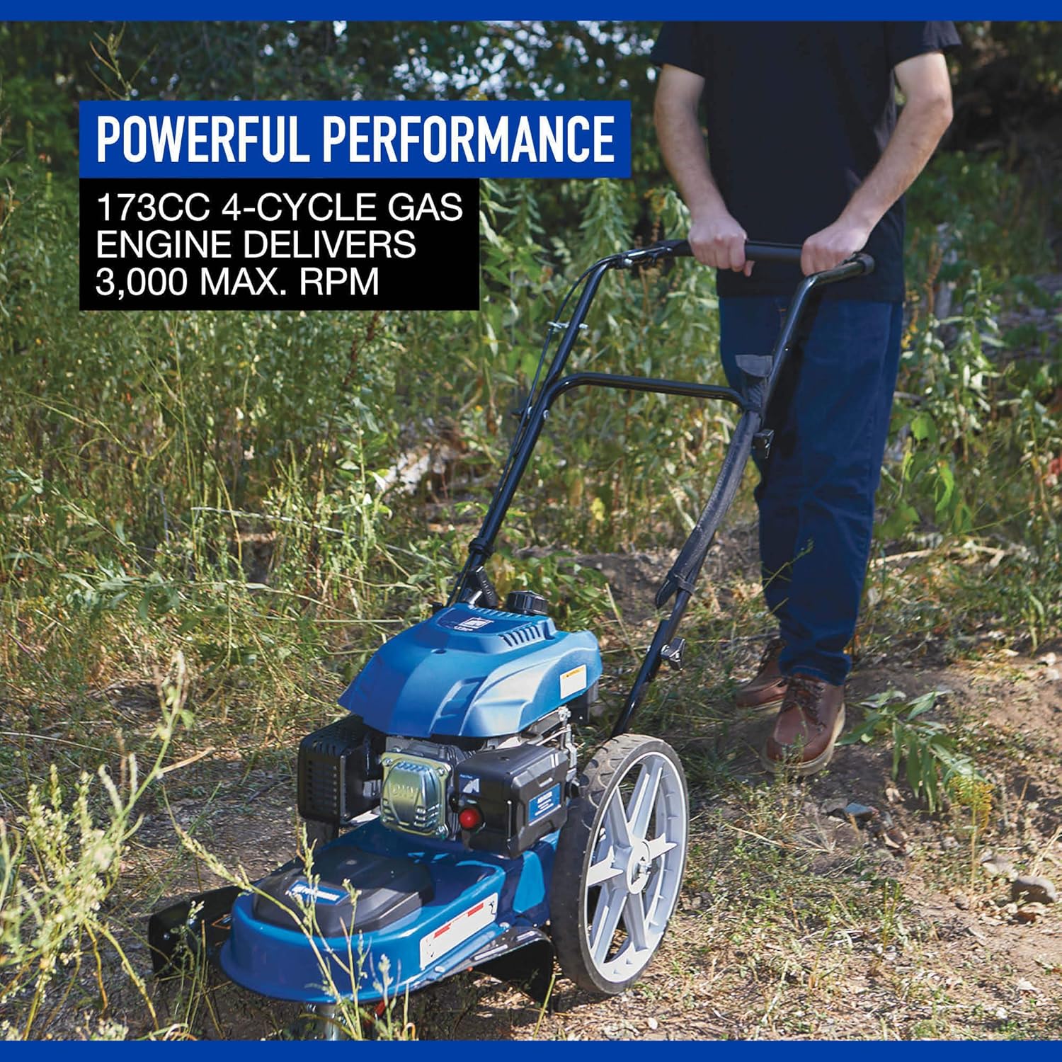 ♡♡ Powerhorse® 22in. Wheeled Walk-Behind String Trimmer Mower (115069