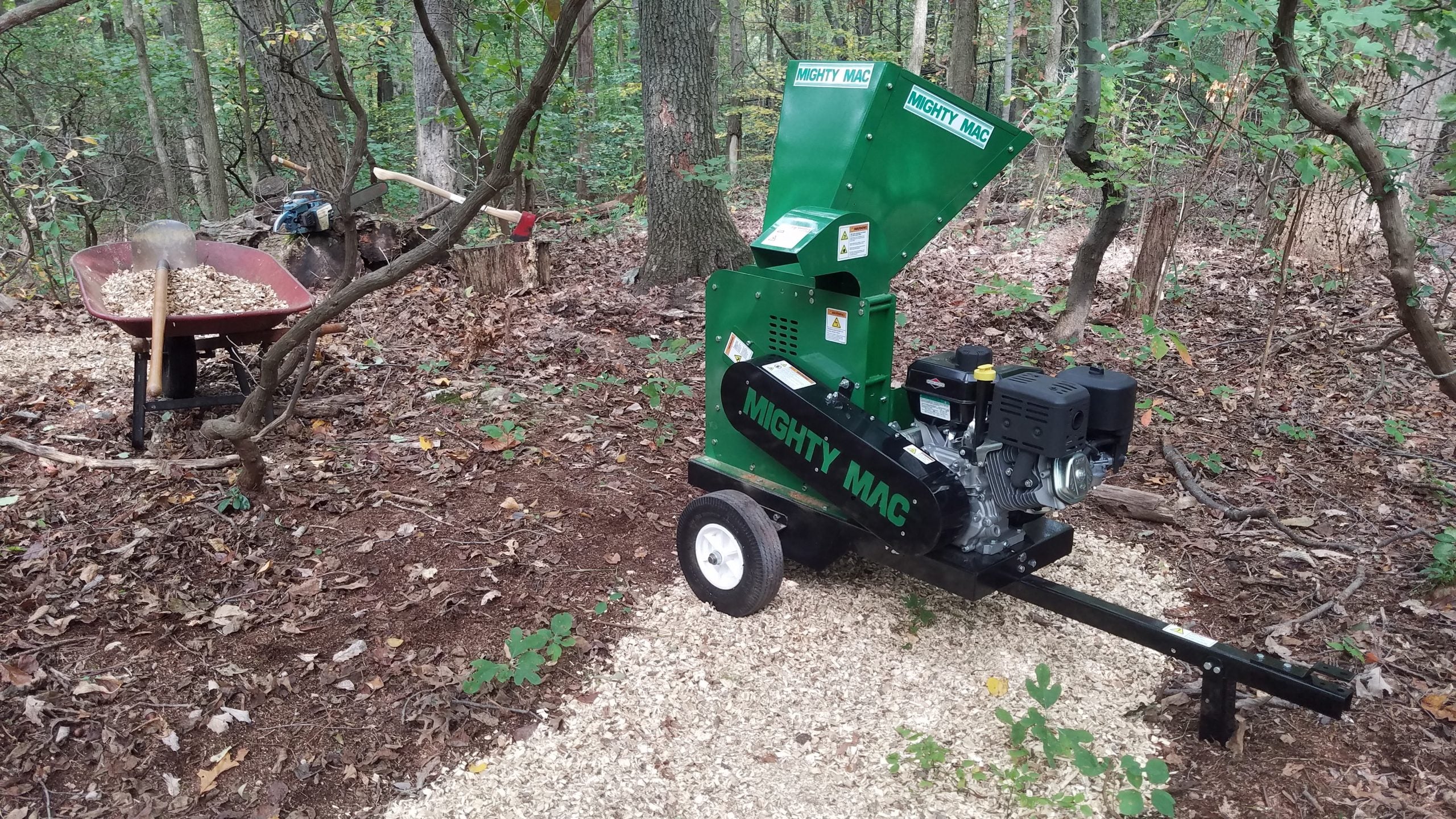 Mighty Mac™ Wood Chipper 4-3/4” Max Capacity - 11.5HP Briggs