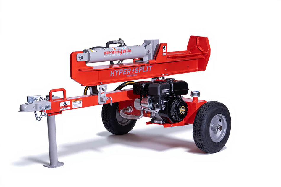 HyperSplit Log Splitter 20 Ton Vertical/Horizontal 7 HP Rato 212cc Engine (33-267)
