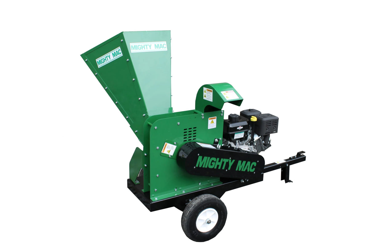 Max Chipper Mighty Mac™ Wood Chipper 4-3/4” Max Capacity - Electric Start 11.5HP B ...