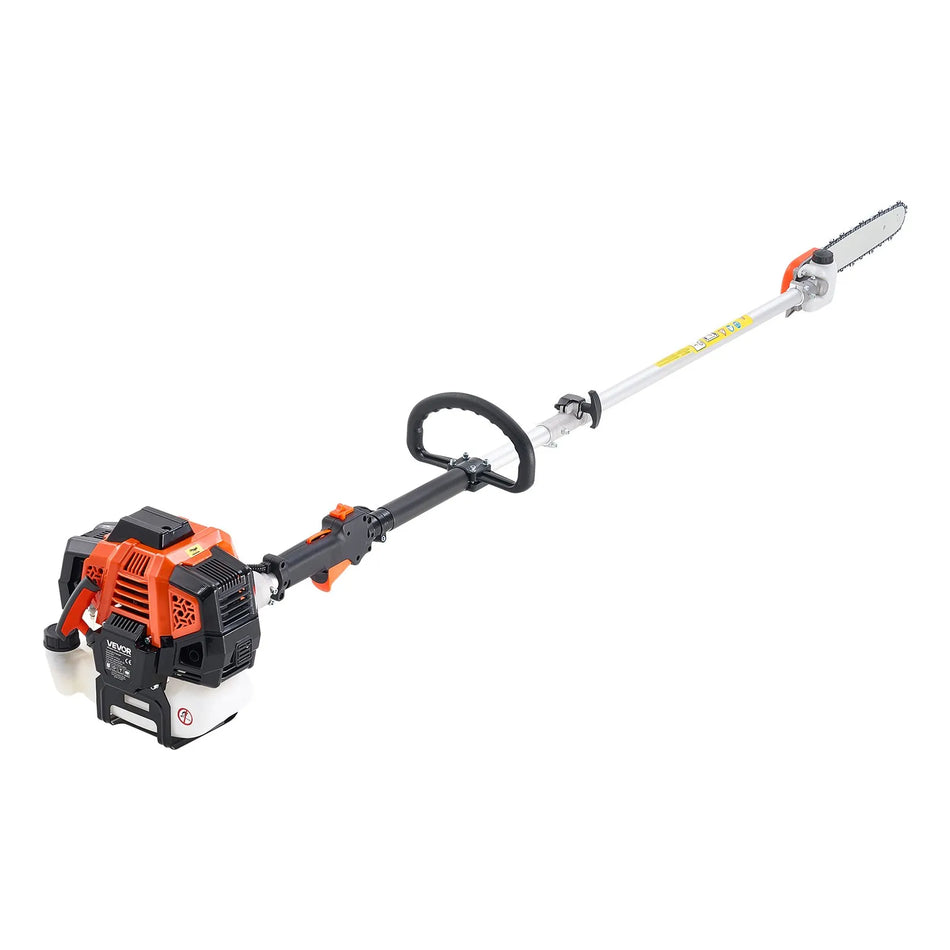 VEVOR 52cc Gas Pole Saw with 14" Guide Bar and 10' Extended Length (5200)
