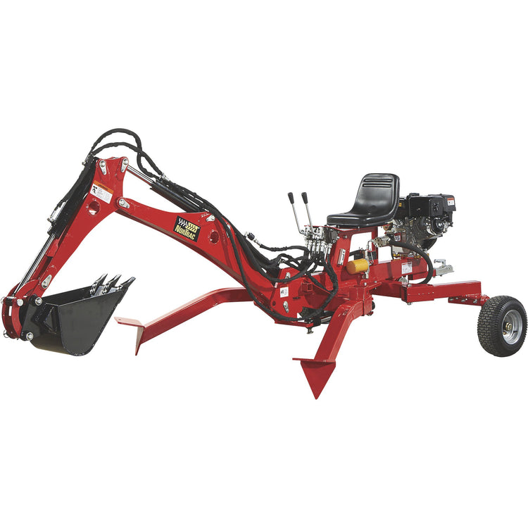 NorTrac® Towable Backhoe Trencher - 15 HP - 3-Tooth Digging Bucket (98 ...