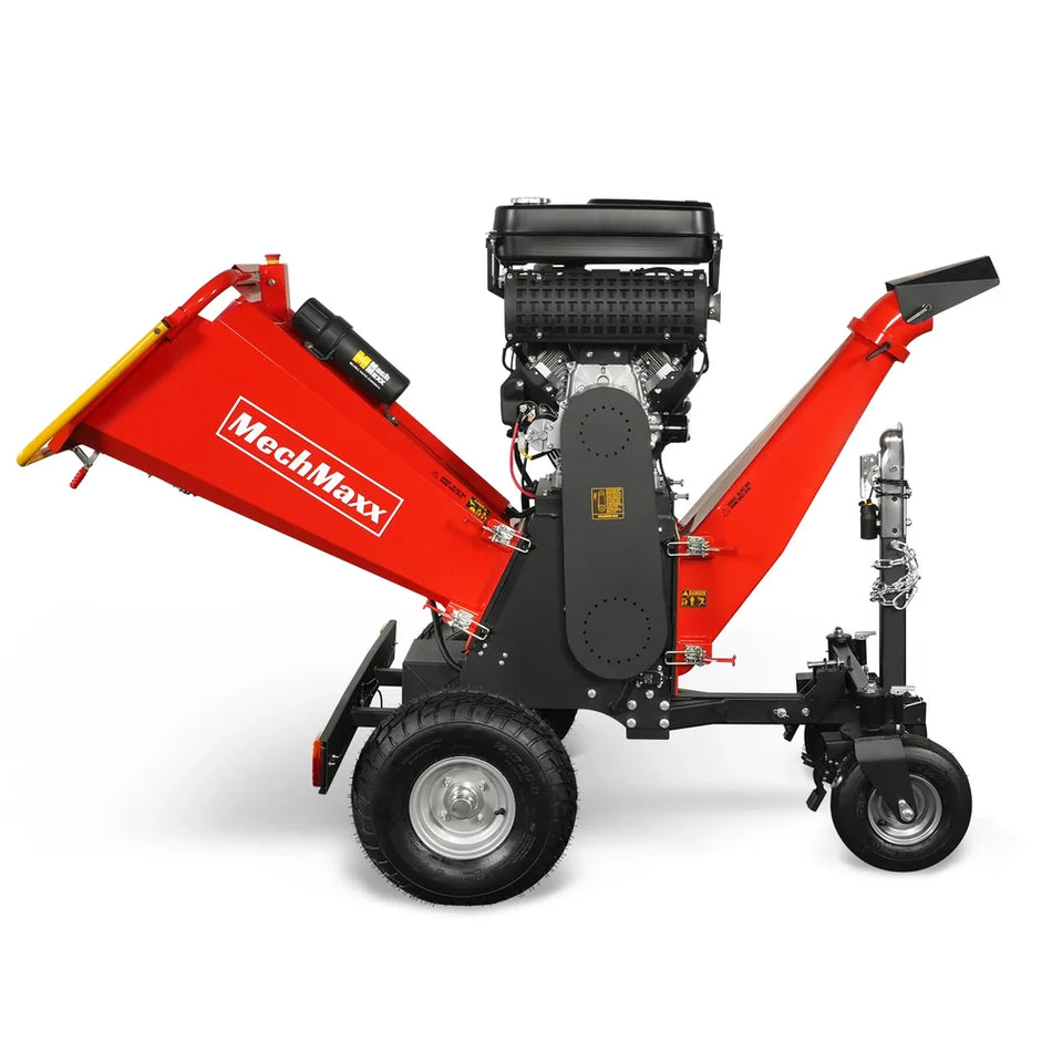 MechMaxx B200 8-Inch 35HP Gas Powered Drum Wood Chipper – ZONSEN Electric Start (110810)