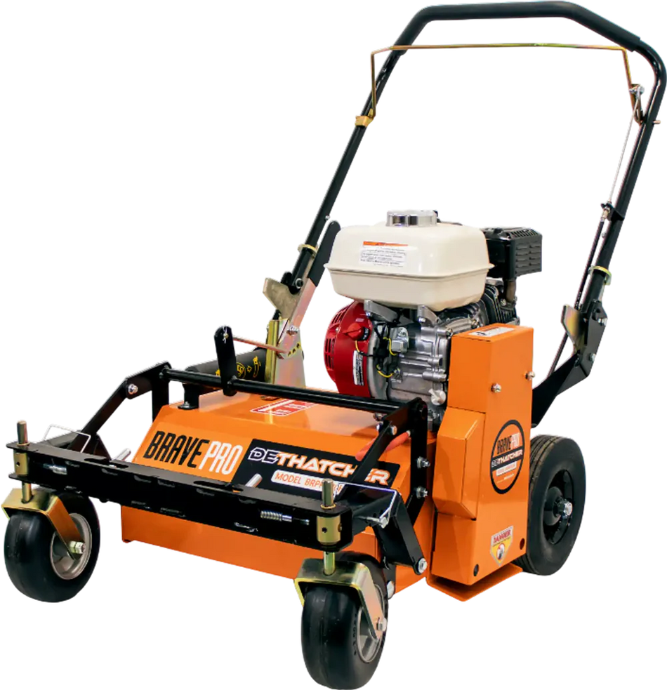 BravePro U Turn Power Rake Dethatcher 20 in. Width Honda GX160 (BRPPD20CWH)