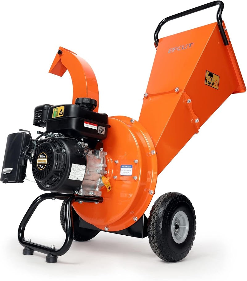 EFCUT C30 Wood Chipper 3" Horizontal 7HP 212cc 4-stroke Gas-Powered (C30)