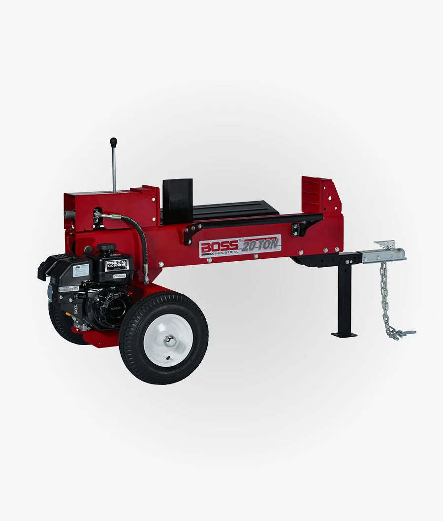 Boss Industrial 20-Ton Horizontal Dual-Action Gas Log Splitter (GD20T24)