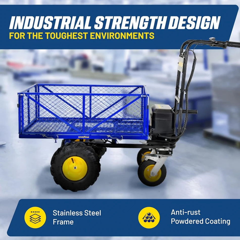 Goodyear® 48V Electric Utility Cart & Power Wagon (GUO104)