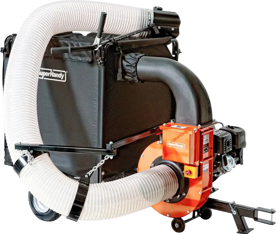 SuperHandy Towable Leaf and Lawn Vacuum 180 Gal. 15 HP Electric Start  (GUO142)