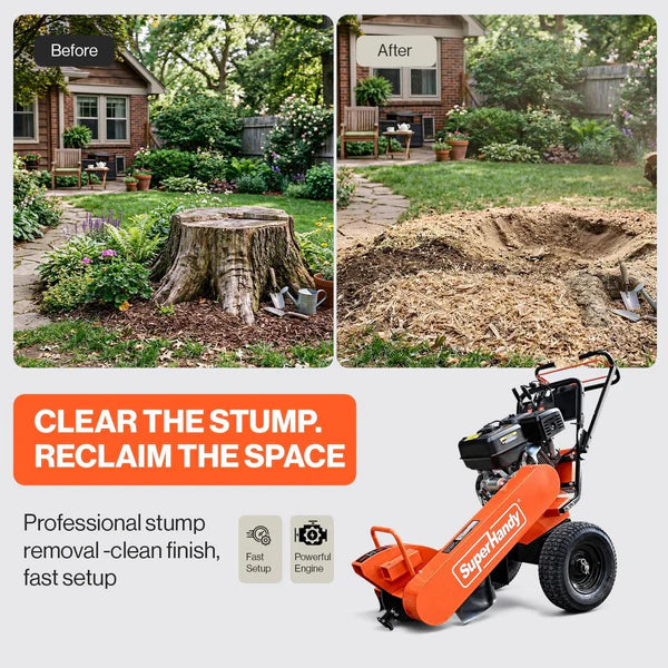 SuperHandy Stump Grinder 15HP Electric Start (GUO152)