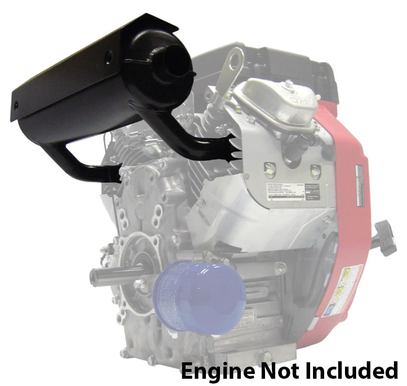 High-Mount Muffler for Honda GX610, GX620 & GX670 V-Twin Engines (MUF0423)