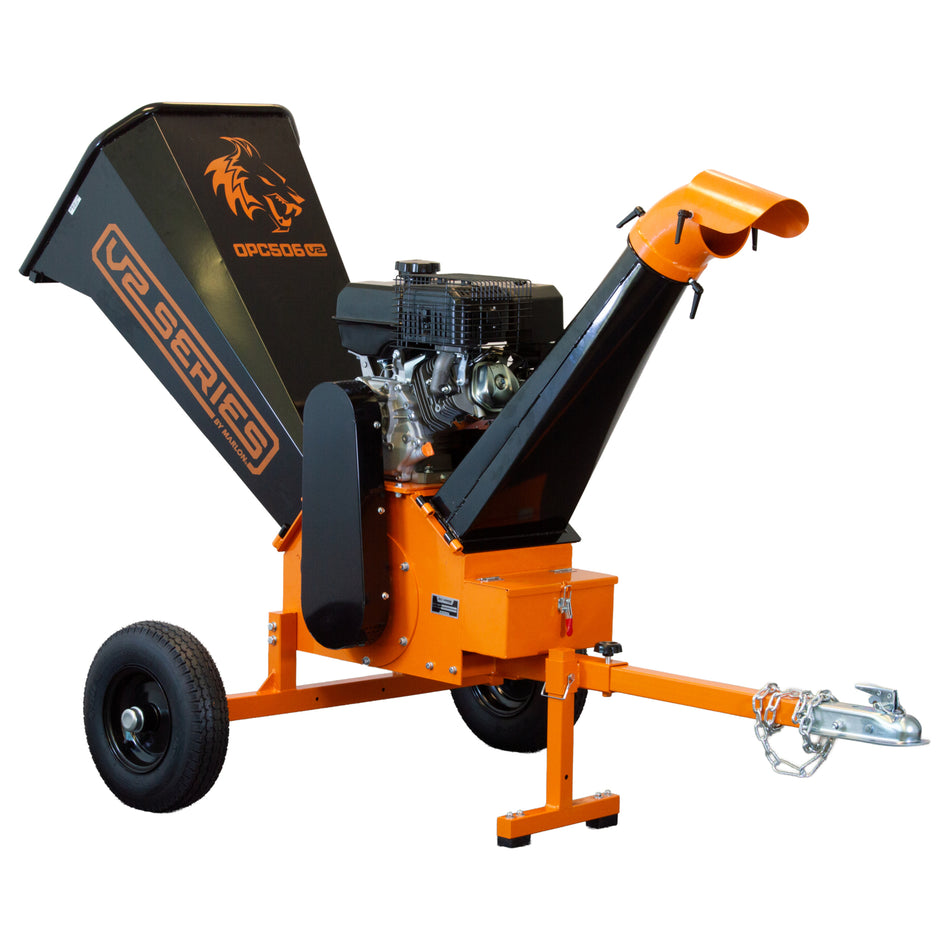 DK2 POWER V2 Series 6" Tow-Behind Chipper Shredder with 15 HP 420cc Engine (OPC506-V2)