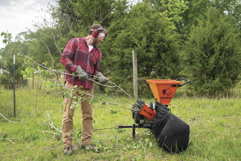 Detail K2 -3 in. 6.5HP Disk Direct Drive Wood Chipper Shredder