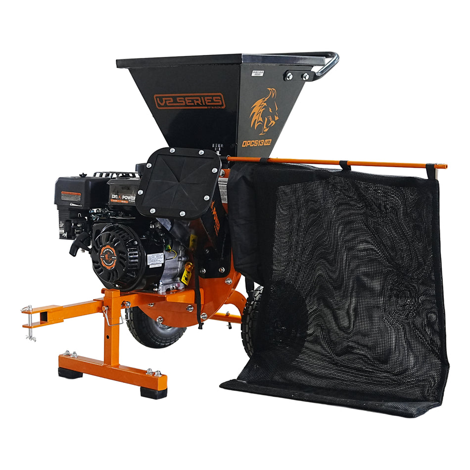 DK2 POWER V2 Series 3" Chipper Shredder with 7 HP 209cc Engine (OPC513-V2)