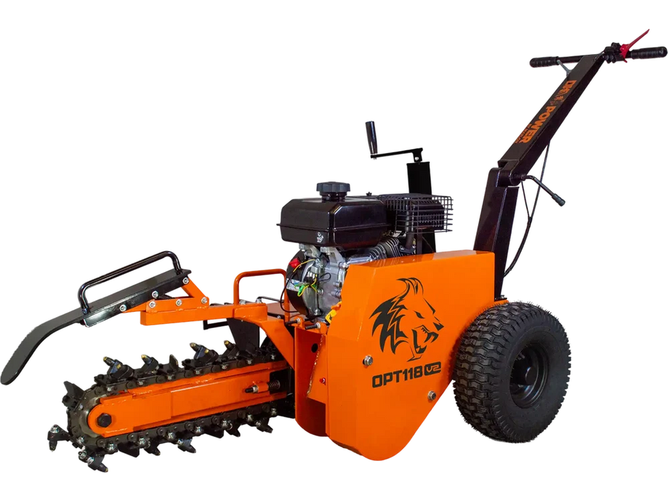 DK2 18" Trencher – 7 HP 212cc Gas Engine (OPT118-V2)