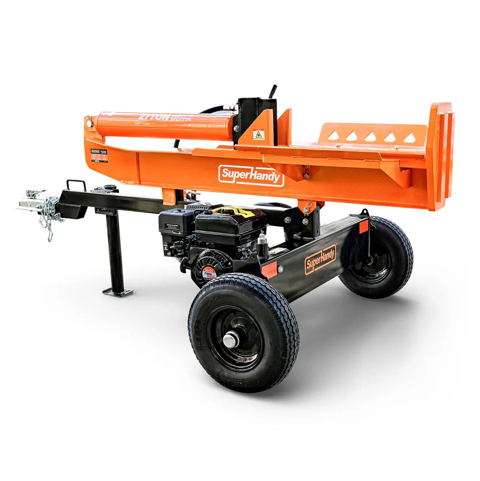 SuperHandy 27-Ton Gas Log Splitter Vertical Horizontal Towable (GU199)