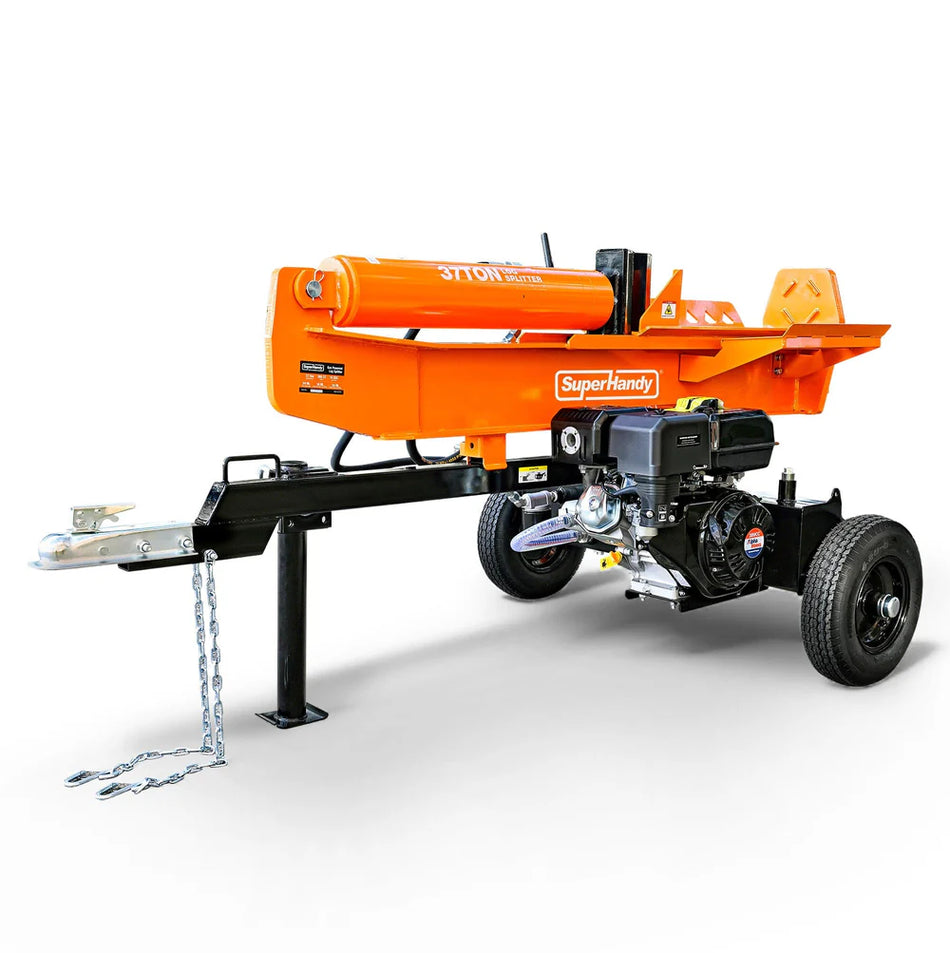 SuperHandy 37-Ton Gas Log Splitter Vertical Horizontal Towable (GU200)