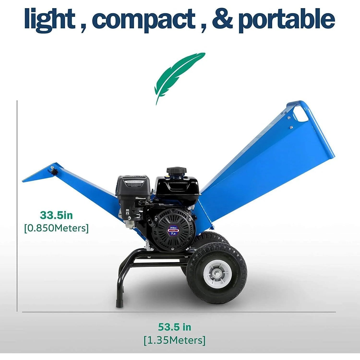 Landworks Wood Chipper and Shredder GUO067 - Thumbnail 3