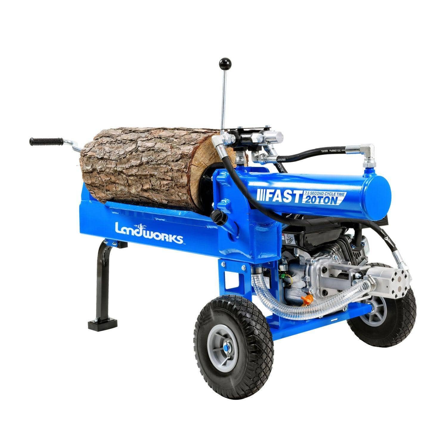 Landworks 20 Ton 7HP 209 CC Gas Powered Log Splitter (GUO079) – Wood ...