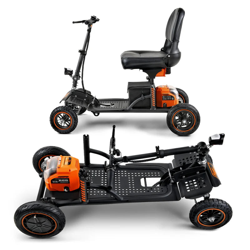 SuperHandy (GUT161) Explorer Mobility Scooter - Heavy-Duty Design, 48V 2Ah Battery, 350lb Capacity