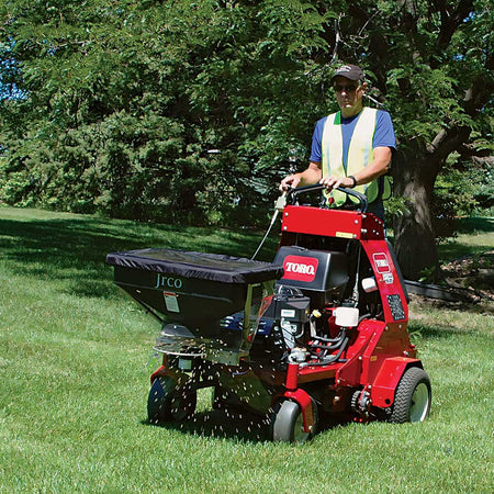 garden lawn seed spreader JRCO Broadcast Spreader
