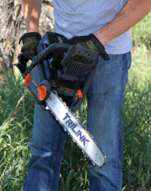 Redback 18" 120-Volt Lithium-Ion Cordless Chainsaw (106493) at Wood Splitter Direct