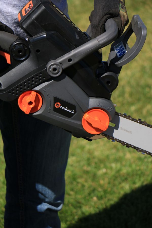 Redback 18" 120-Volt Lithium-Ion Cordless Chainsaw (106493) at Wood Splitter Direct