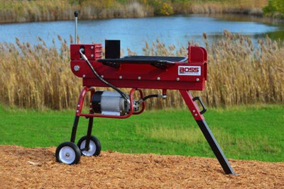 10 Ton Boss Industrial Dual Action Electric Log Splitter (ED10T20) at Wood Splitter Direct