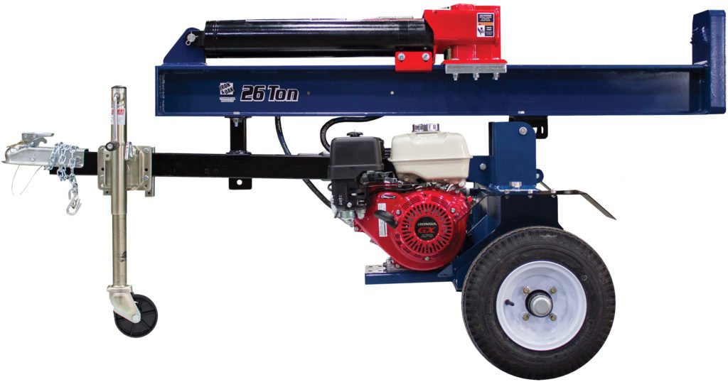 Iron and oak 26 outlet ton log splitter