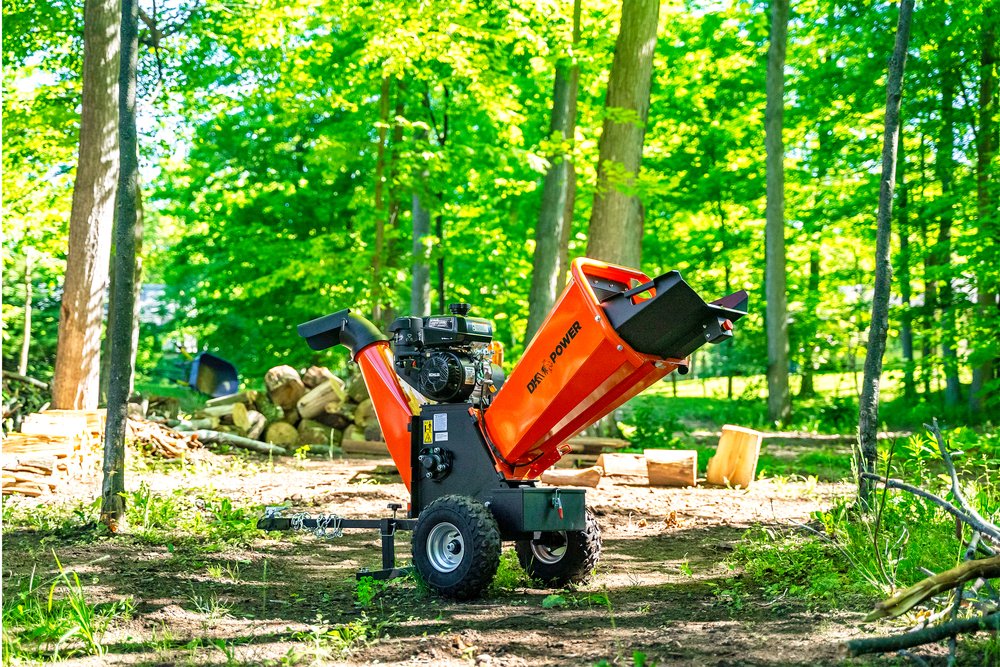 DK2 5 Inch Kinetic 9.5 HP Gas Powered Wood Chipper (OPC525) – Wood
