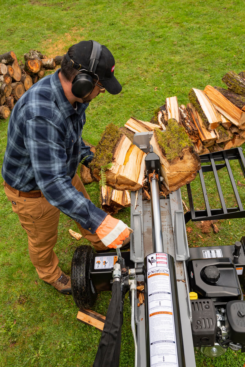 Oregon® 25-Ton 208cc Engine Log Splitter (OR25TBS-1) – Wood