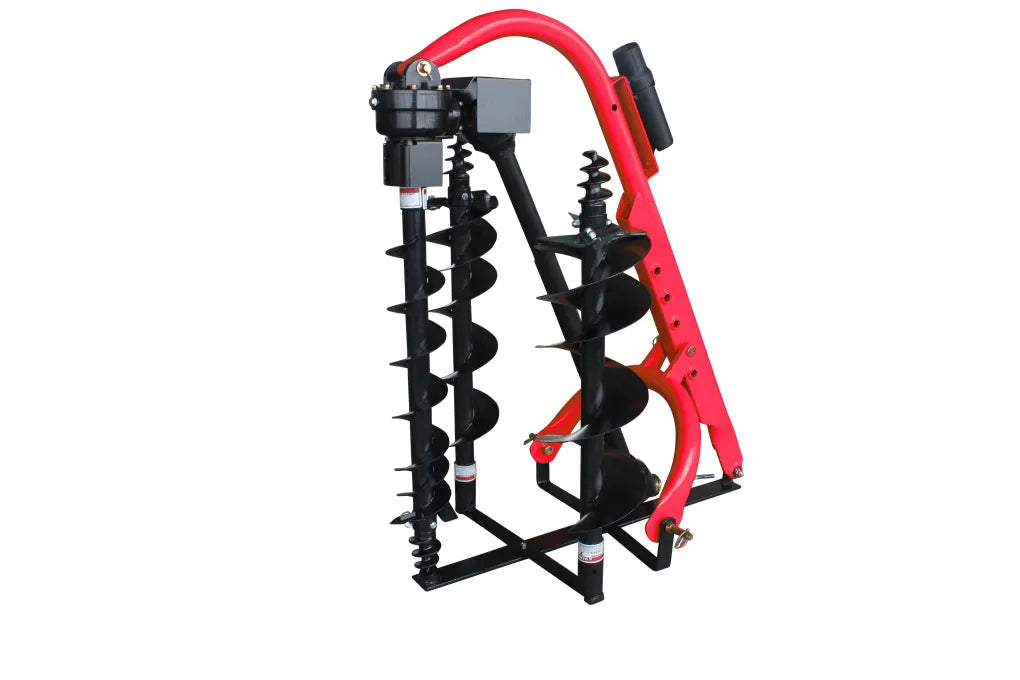 Country Pro 3 Point Post Hole Digger YTL 019 033 Wood