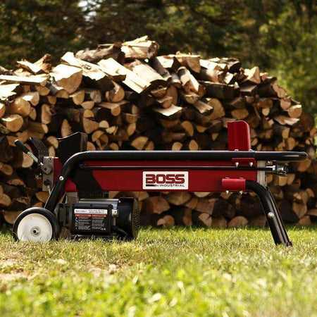 Boss Industrial 7-Ton Electric Log Splitter (2 HP, 14-Second Cycle) at Wood Splitter Direct