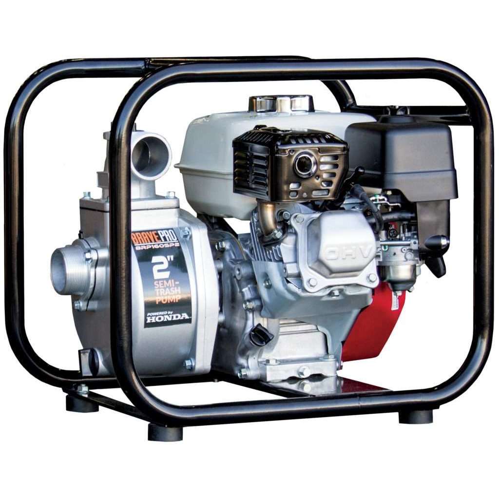 2 Inch BravePro Honda Semi-Trash Water Pump (BRP160SP2) – Wood