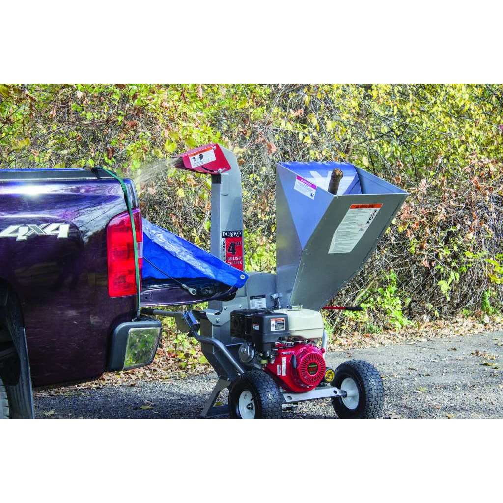 4 Inch Chipper Dosko 4 Inch Honda Wood Chipper 13-21T-13H – Wood Splitters Direct