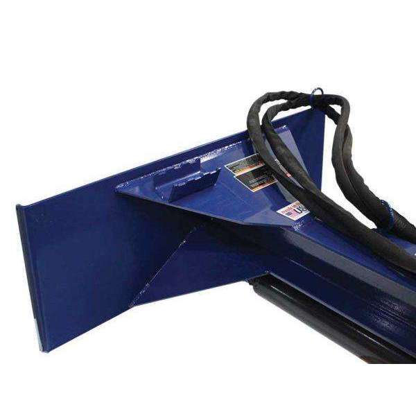 24 Ton Iron & Oak Upside Down Skid Steer Log Splitter (SMH2419) Wood