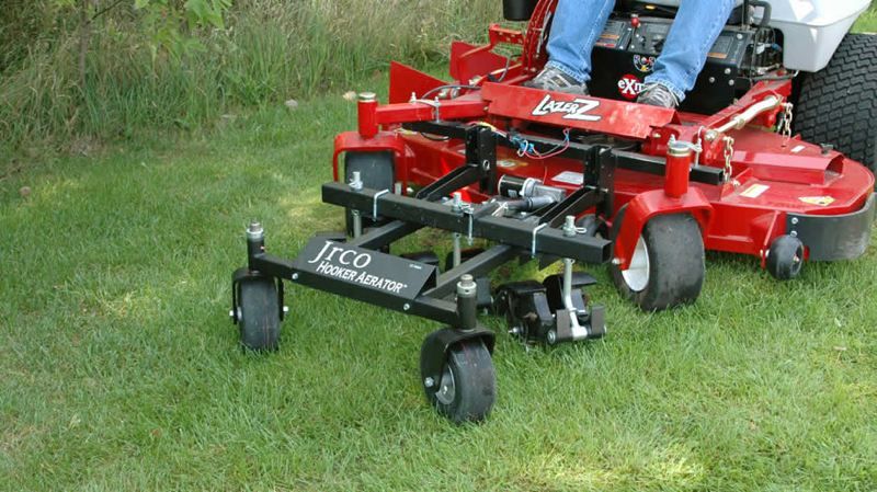 Front mount aerator for zero turn mowers online
