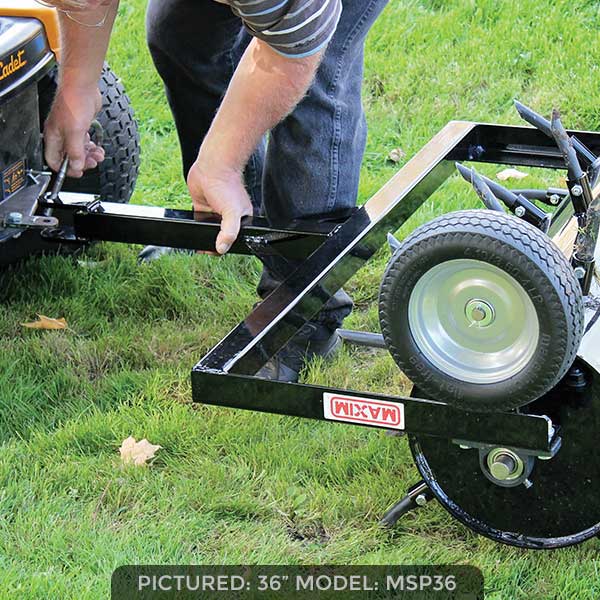 Pull behind aerator sales for lawn mower