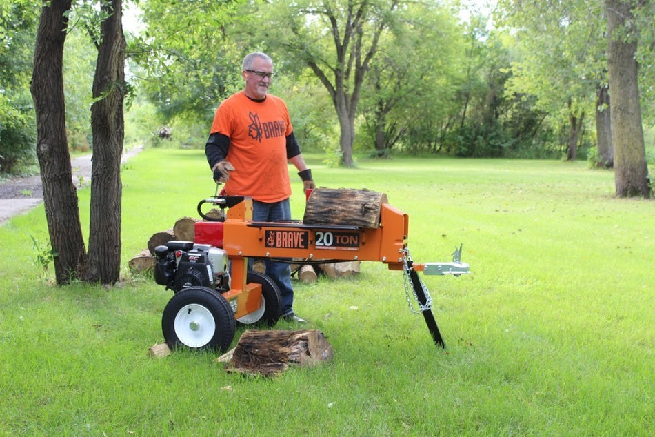 20 Ton Brave Two Way Log Splitter PCLS2013GC Wood Splitters Direct