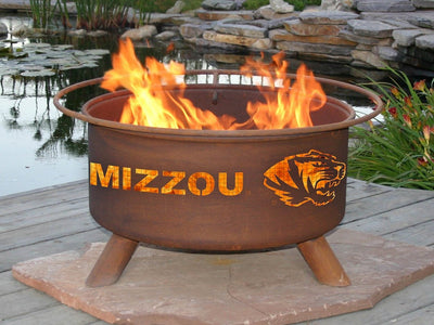 Collegiate Fire Pits - Patina at Wood Splitter Direct